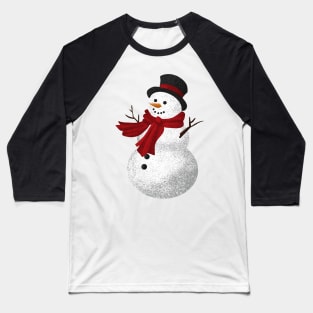 Happy Snowman Baseball T-Shirt